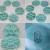 6 assiettes a huitres faience de gien a