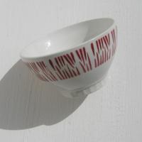 Ancien bol frise rouge bordeaux badonviller fb 15 4 