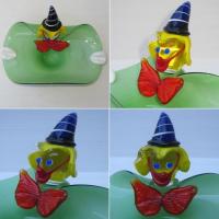 Ancien clown vide poches en verre de murano des annees 60 4