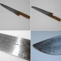 Ancien grand couteau de boucher marque nogent 2