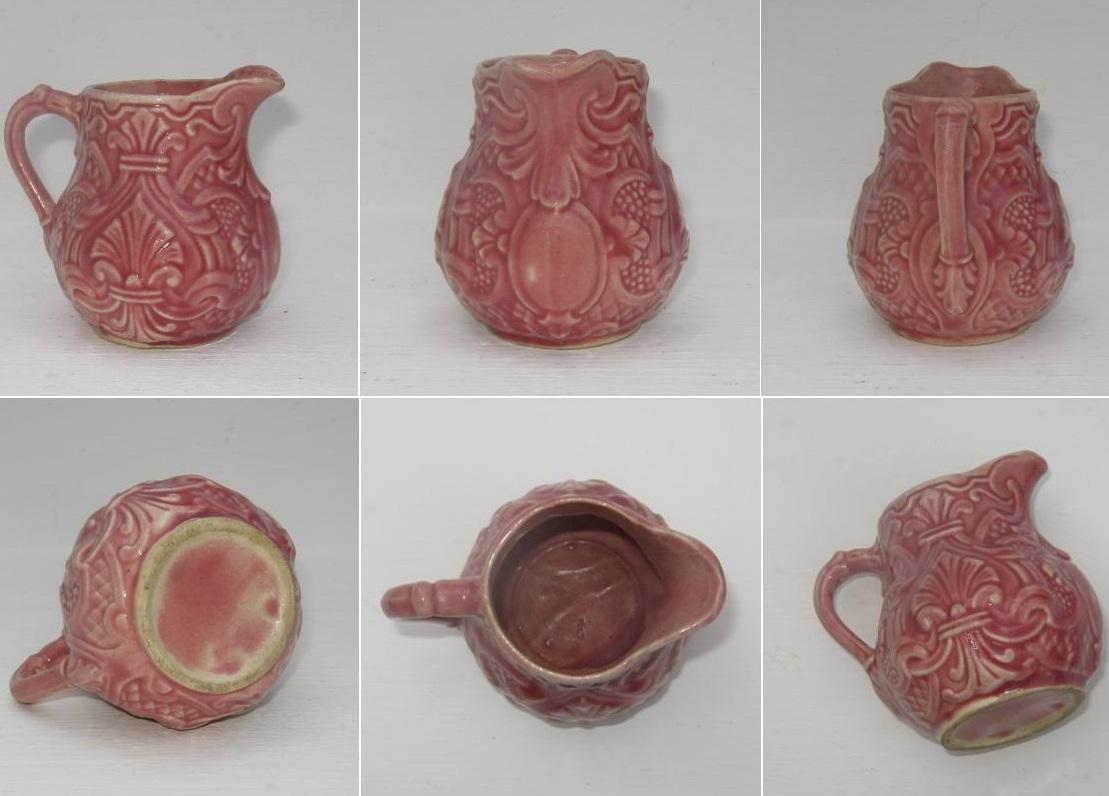 Ancien pot a creme rose pot a lait en barbotine de onnaing 2