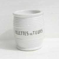 Ancien pot de rillettes de tours en ceramique ets barbier freres 1