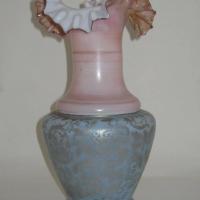 Ancien vase en opaline diseuse de bonnes aventures 3