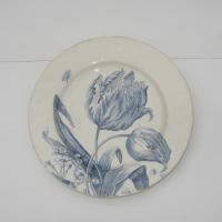 Ancienne assiette creil et montereau service tulipes 1