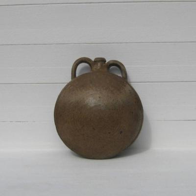 Gourde ancienne en grès de Puisaye poterie