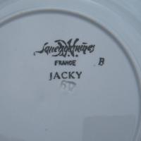 Anciennes assiettes a dessert sarreguemines modele jacky lot 2 c