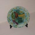 Ancienne assiette en barbotine d'Onnaing