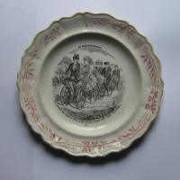 Assiette creil et montereau mariage velo 1