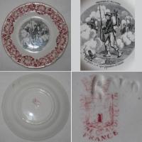 Assiette gien militaire 2