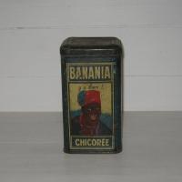 Boite en tole banania chicoree 1