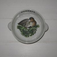 Bol a oreilles porcelaine d auteuil perdrix 1