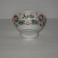 Bol porcelaine amitie roses 1