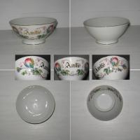 Bol porcelaine amitie roses 2