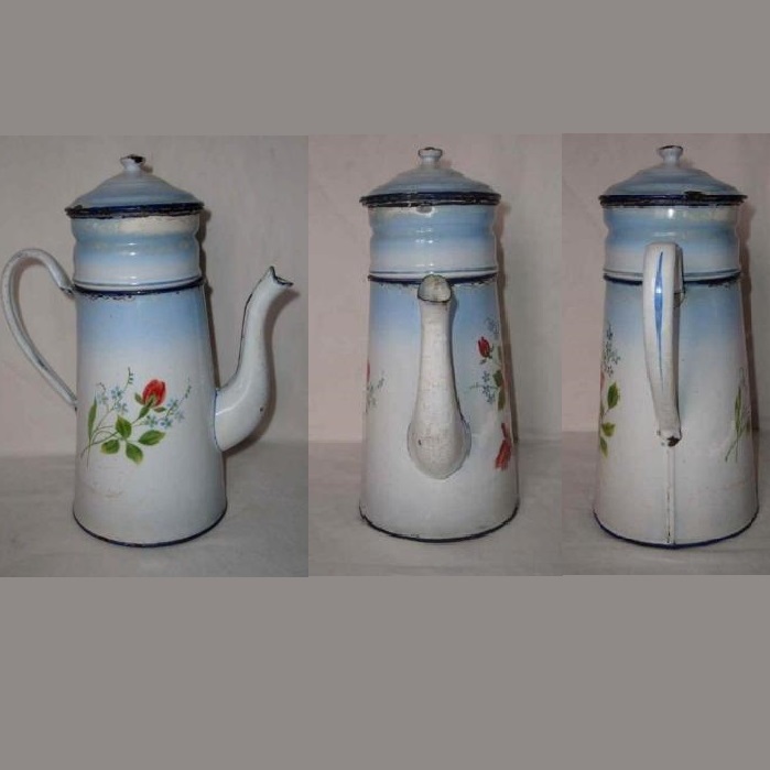 Cafetiere decor rose 2