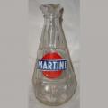 Ancienne carafe publicitaire de bistrot MARTINI à trois becs verseurs