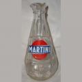 Ancienne carafe publicitaire de bistrot MARTINI à trois becs verseurs