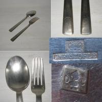 Couvert metal argente christofle gabon lot 2 b