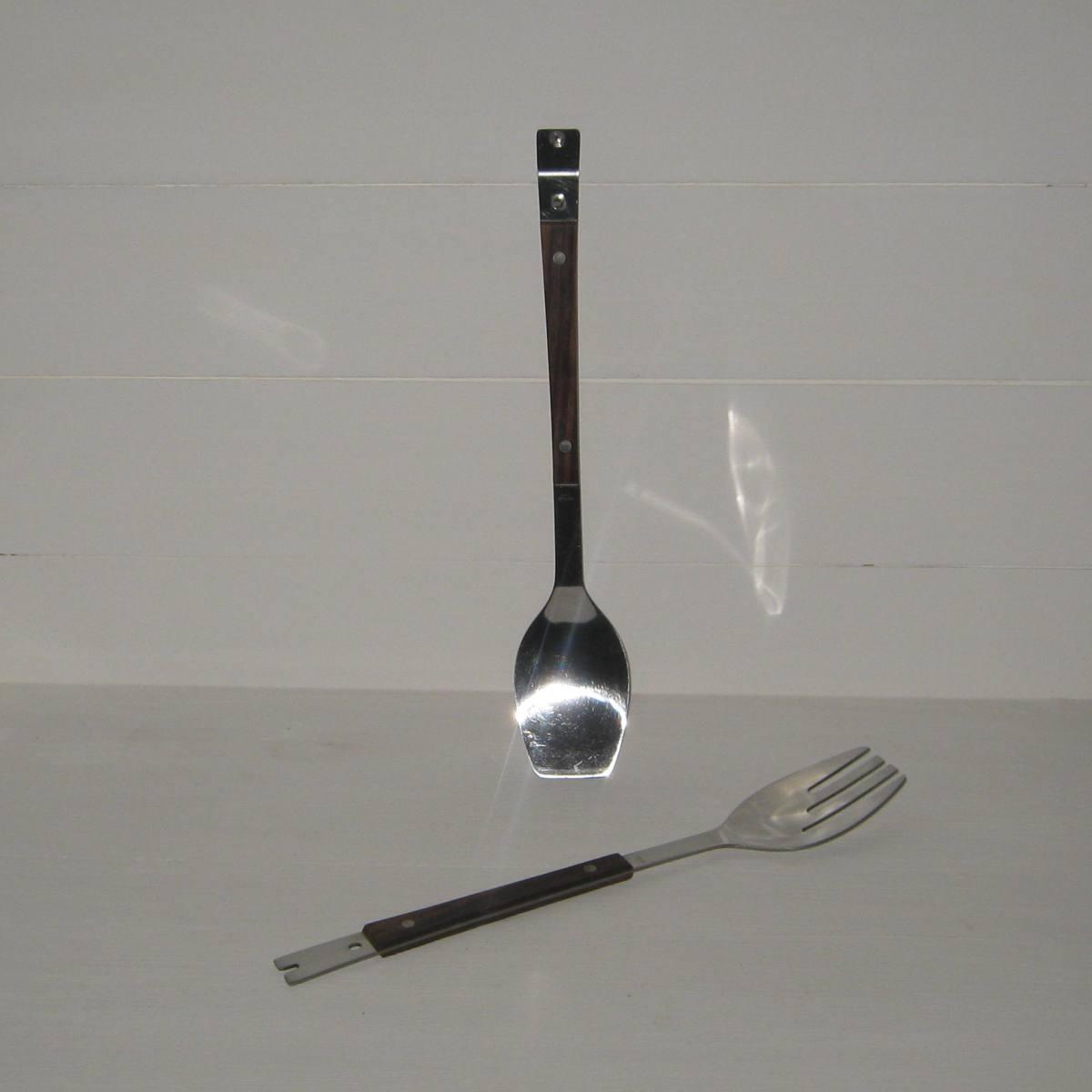 Couverts a salade pince vandelle inox 1