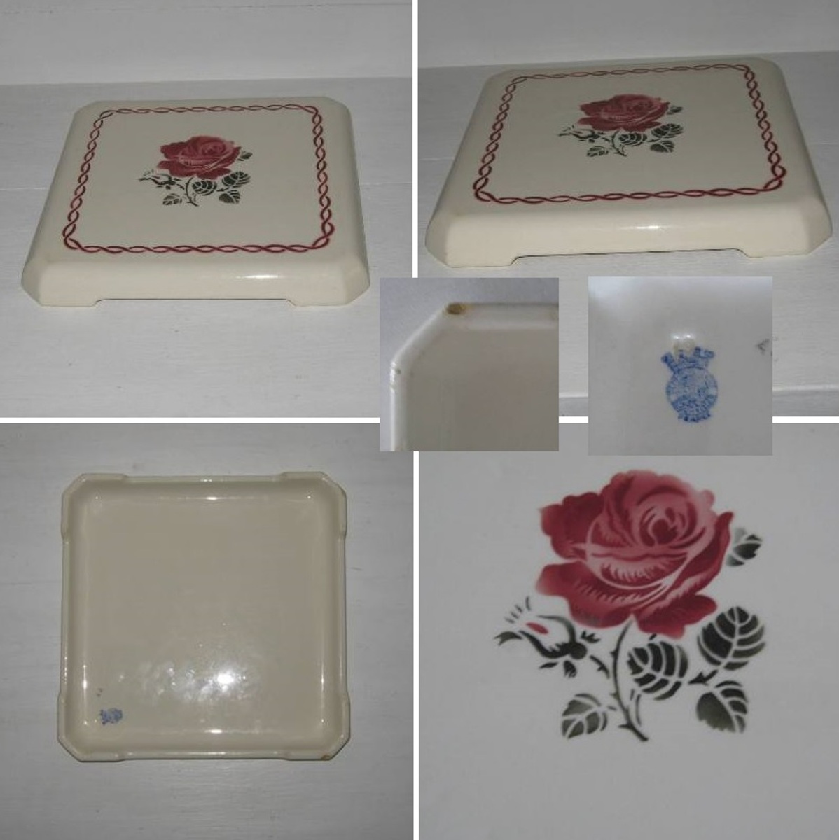 Dessous de plat badonviller roses