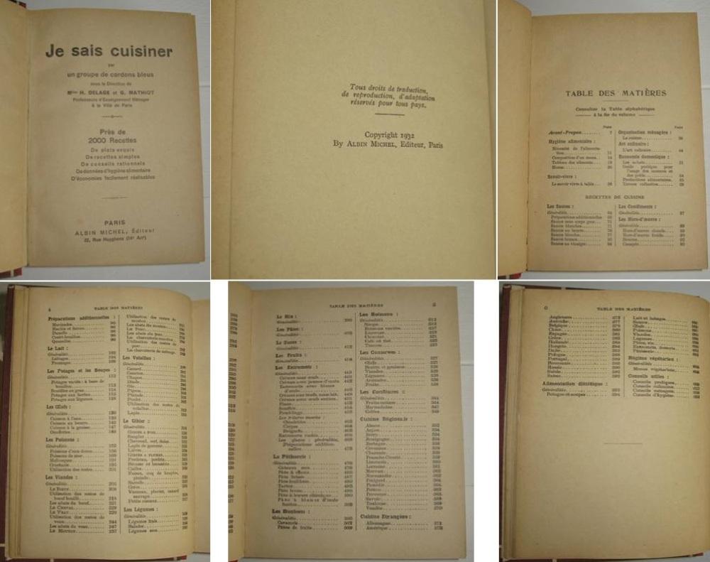 Je sais cuisiner 1932 editions albin michel 2