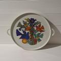 Grand plat à tarte Acapulco Villeroy et Boch années 70 vintage