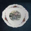 Ancien plat à gâteaux Obernai Sarreguemines H Loux