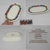 Ravier ovale acapulco villeroy et boch annees 70 vintage 2