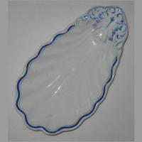 Ravier porcelaine bleu 1