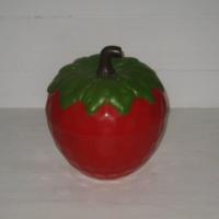 Seau a glace retro bac a glacons vintage fraise rouge 1