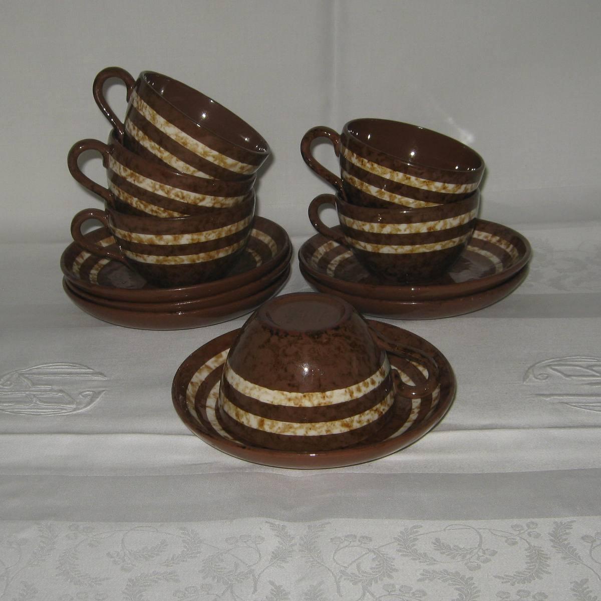 Tasses digoin sarreguemines modele mary lot 2