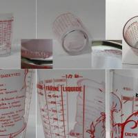 Verre doseur vintage en verre crepes suzettes reims france 2